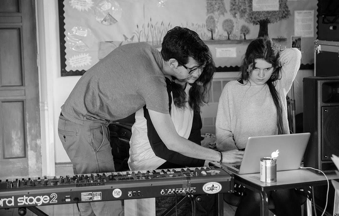 Remix workshop at Keyboard Camp (Photo: Hannah Brigham)