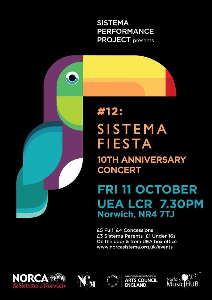 This Friday: Sistema Fiesta at UEA LCR