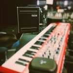 Nord Stage 2 and Sharma 2000 onstage in soundcheck at Epic Studios, Norwich