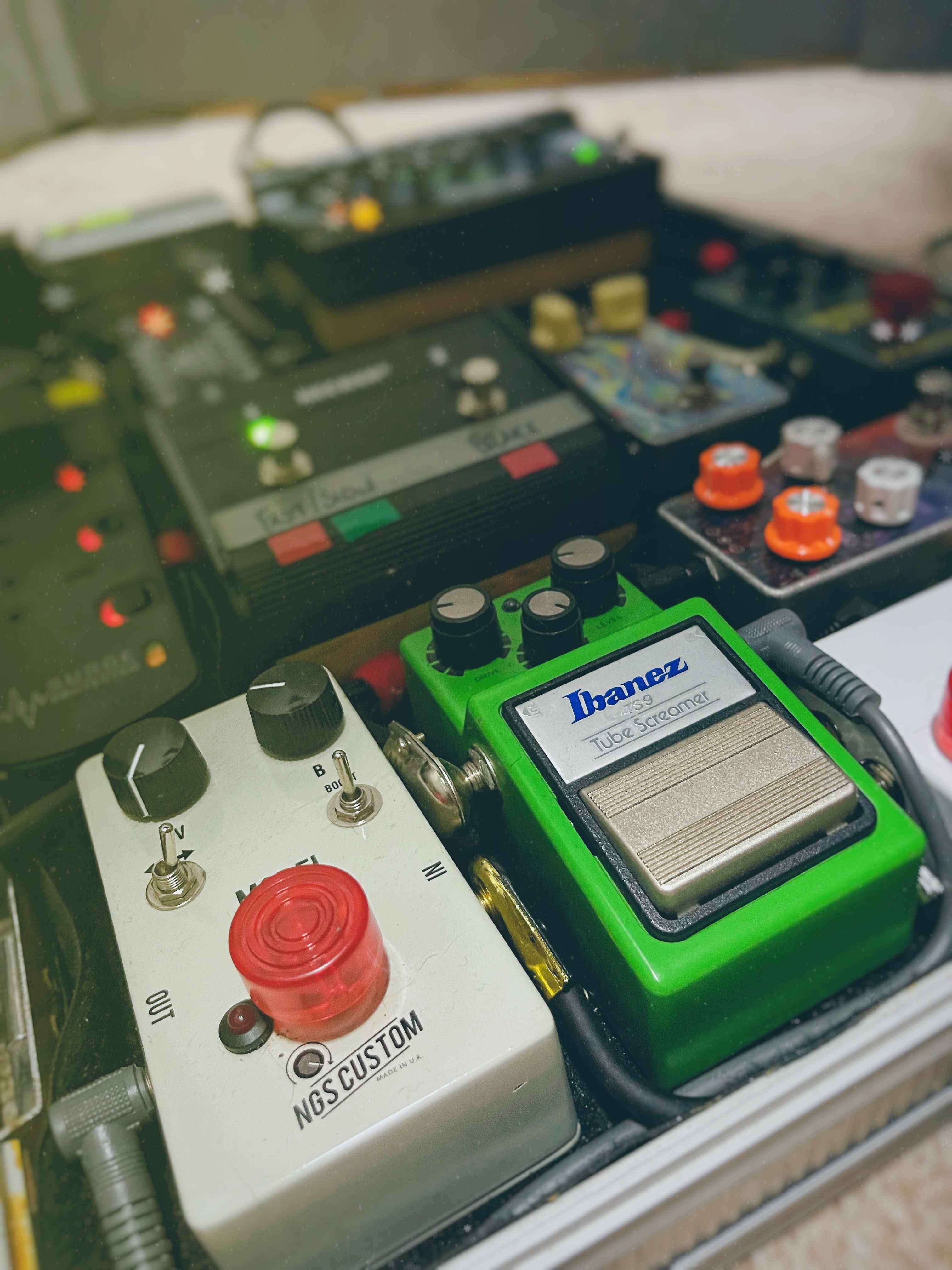 NGS Custom More Or Less and Ibanez Tube Screamer TS9
